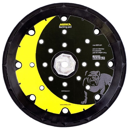 Mirka 9" 25-Hole Grip Backup Pad for LEROS, MIW9514312