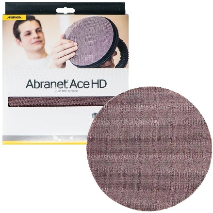 Mirka Abranet Ace HD 9" Sanding Discs, Retail Packs, AH-223-RP Series, 4