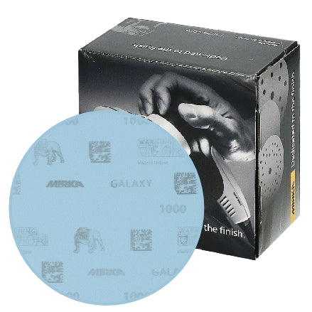 Mirka 5" Galaxy Solid Grip Sanding Discs, FY-612 Series, 6