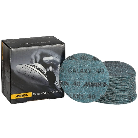 Mirka 5" Galaxy Solid Grip Sanding Discs, FY-612 Series, 2