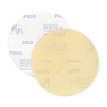 Mirka Gold 6" Solid PSA Sanding Discs, 23-341 Series, 2