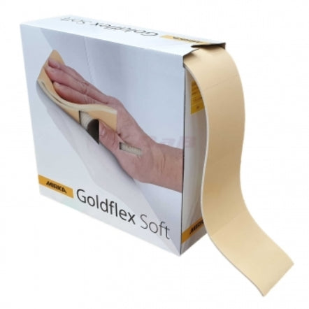 Mirka Goldflex Soft Hand Sanding Pad Rolls, 23-145 Series, 2