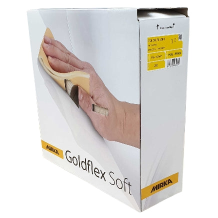 Mirka Goldflex Soft Hand Sanding Pad Rolls, 23-145 Series