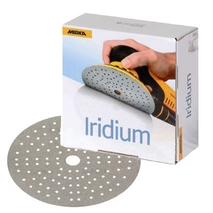 Mirka Iridium 5" 89-Hole Grip Sanding Discs, 24-5MH Series, 5