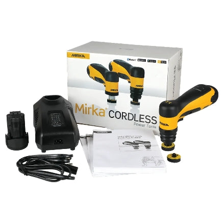 Mirka 1.25" Cordless Angled OS Battery Sander Kit, AOS130-B