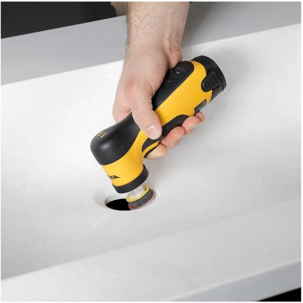 Mirka 1.25" Cordless Angled ROS Battery Sander Kit, AROS150-B in action, 3