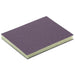 Mirka Sponge Hand Sanding Pads, 2-Sided, Purple, 250/Box, 1356-100B