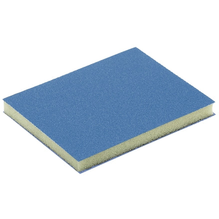 Mirka Sponge Hand Sanding Pads, 2-Sided, Blue, 250/Box, 1356-150B