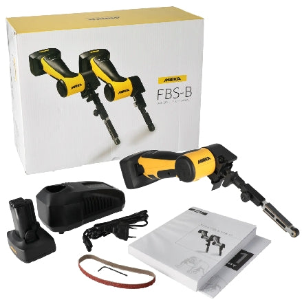 Mirka FBS-B 13 Cordless File Belt Sander Kit, 0.5" x 18", MBB1302100US, 1