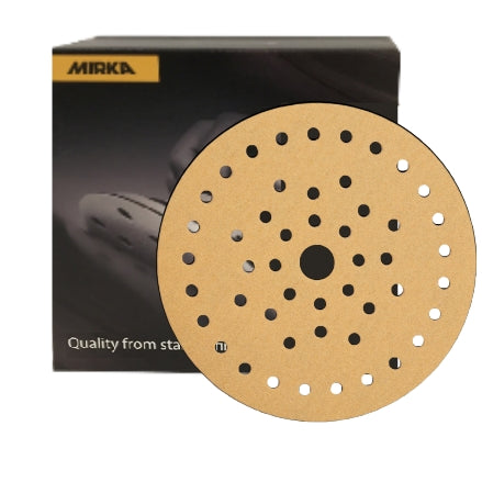 Mirka Gold 6" Multifit Grip Vacuum Sanding Discs, 23-6MF Series