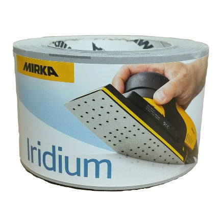 Mirka Iridium 2.75" Grip Vacuum Rolls, Perforated, 24-570 Series, 3