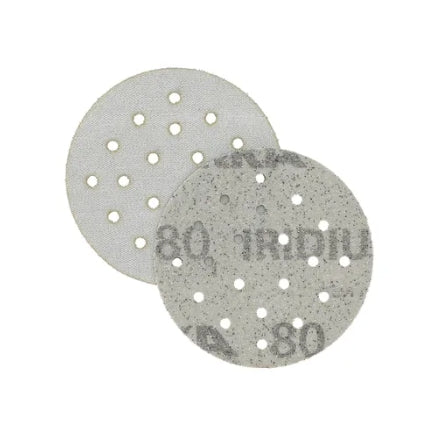 Mirka Iridium 3" 20-Hole Grip Sanding Discs, 24-3MH Series