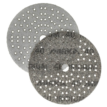 Mirka Iridium 6" 121-Hole Grip Sanding Discs, 24-6MH Series, 3