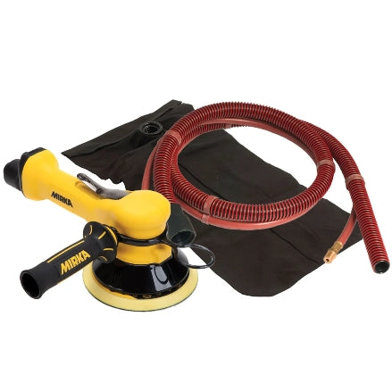 Mirka MR 6" 2-Hand Sander, Self-Generating Vacuum, 10mm RO, MR-610THSGV, 2