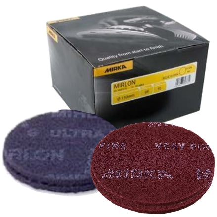 Mirka Mirlon 6" Scuff Discs, 18-241 Series