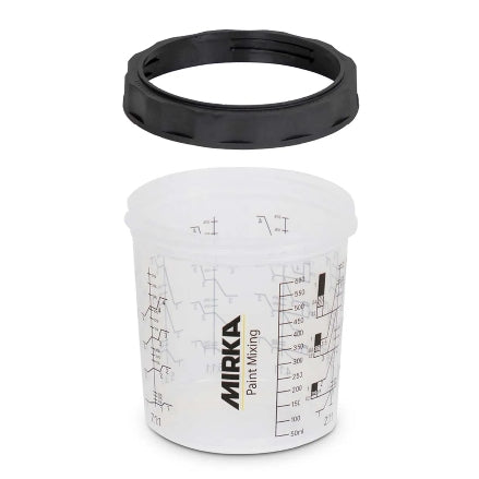 Mirka Paint Cup System Outer Cup with Collar 2-Pack Collection