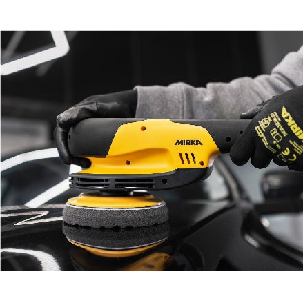 Mirka POLAROS RP 600X 6" Rotary Electric Polisher, MRP6001100US, in action, 1