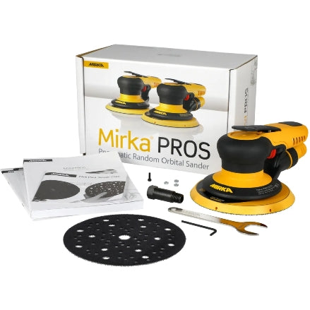 Mirka PROS 6" Sander, Self-Generating Vacuum, 5mm, MRP-650SGV, 2