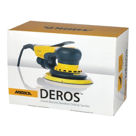 Mirka DEROS 6" Electric Sander 650XCV 5mm, Vacuum-Ready, No Case, MID65020US, Case