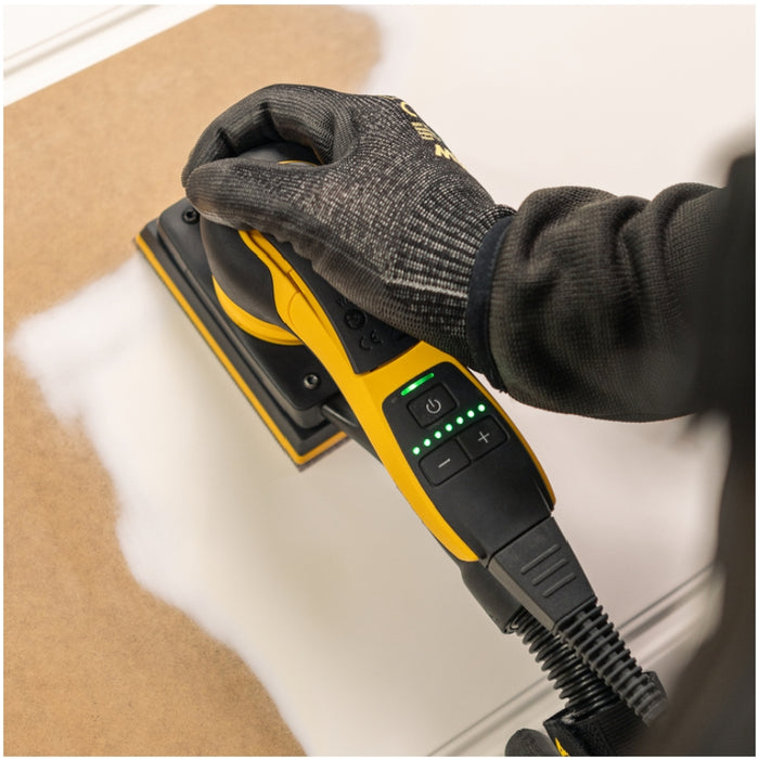 Mirka DEOS II 353X 3" x 5" Electric Vacuum Sander, MID3534044US, item in action, 4