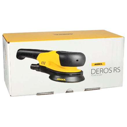 Mirka DEROS 6" RS Rotary Electric Sander 600XCV, Vacuum-Ready, Box Packaging