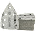 Mirka Iridium 4" x 6" x 6" Delta Mutli-Hole Sanding Triangles, 24-620 Series, 2