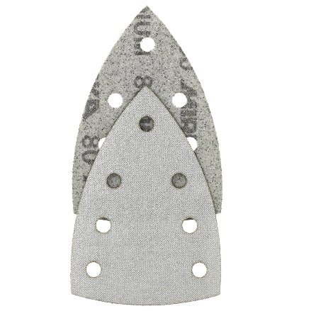 Mirka Iridium 4" x 6" x 6" Delta Mutli-Hole Sanding Triangles, 24-620 Series, 3