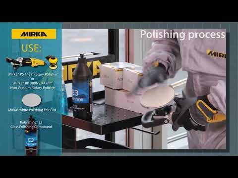 Mirka Glass Sanding and Polishing Solutions Video, 1