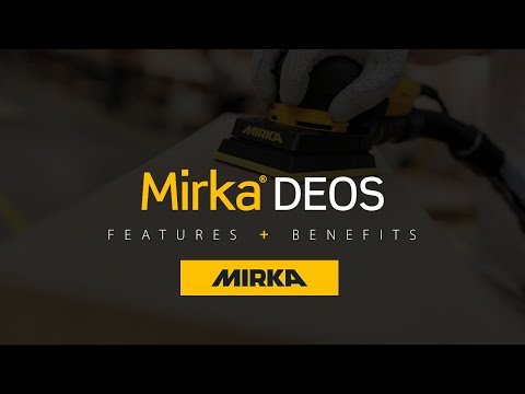 Mirka DEOS sander features and benefits video, 2