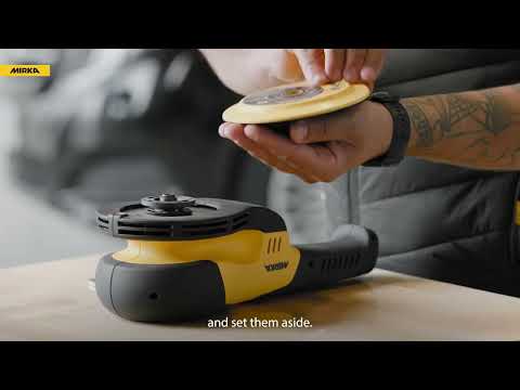 How to Replace the Backing Pad on the Mirka POLAROS® RP 600