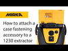 Mirka Video - How to attached a case fastening accessory to the 1230 Dust Extractor