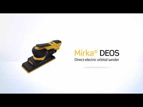 Mirka DEOS sander video